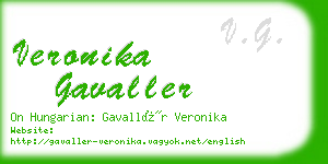 veronika gavaller business card